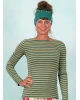 Shirt, Sweet Sailorette, green-rider-stripes