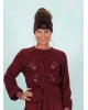 Cardigan, Tender Thoughts, burgundy-dream-knit