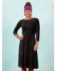 Samt-Kleid, 10204-007, black