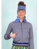 Jacke, 10535-439, blue-offwhite