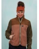 Fleece-Jacke, 39739-9506, green-rose-brown