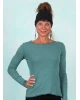 Shirt, 12675-1-465, green-grey-stripes