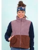 Fleece-Jacke, 12912-05151, dark-blue-lilac-brown