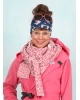 Fleece-Schal, 4051P-358, pink