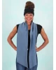 Fleece-Schal, 5001-794, blue