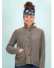 Fleece-Jacke, 7164-609, khaki