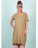 Kleid (fällt größer aus), 98049-655, green-beige