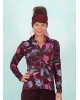 Bluse, AW26111, wine-multi