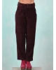 Cord-Velour-Hose, AW26321, wine