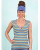 Top, LASU26310, blue-multi