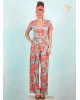 Jumpsuit, LASU2691, turquoise-multi
