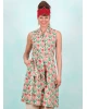 Kleid, SP26-007, beige-pink-green